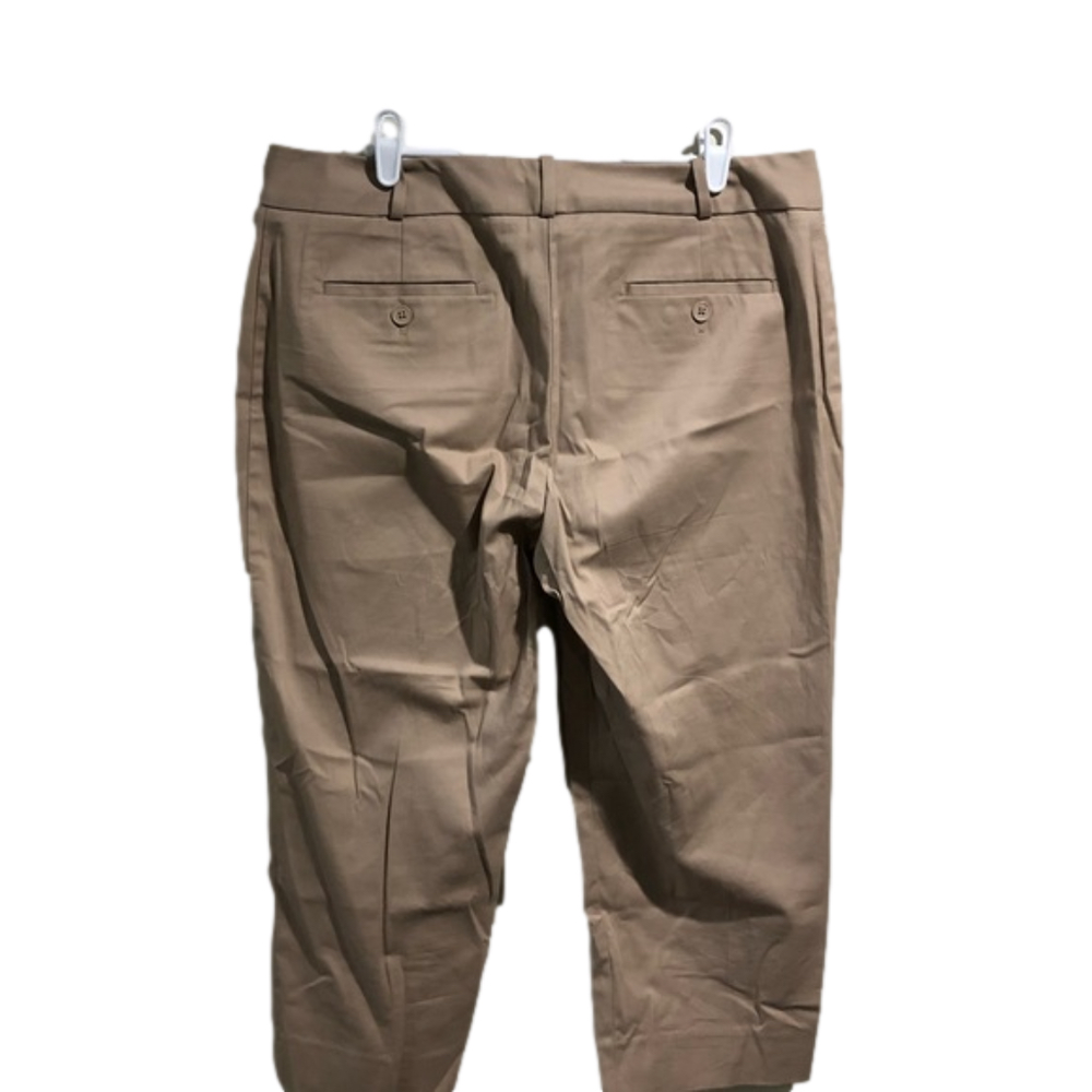 Talbots 12P Tan Crop Pants - Picture 2 of 3
